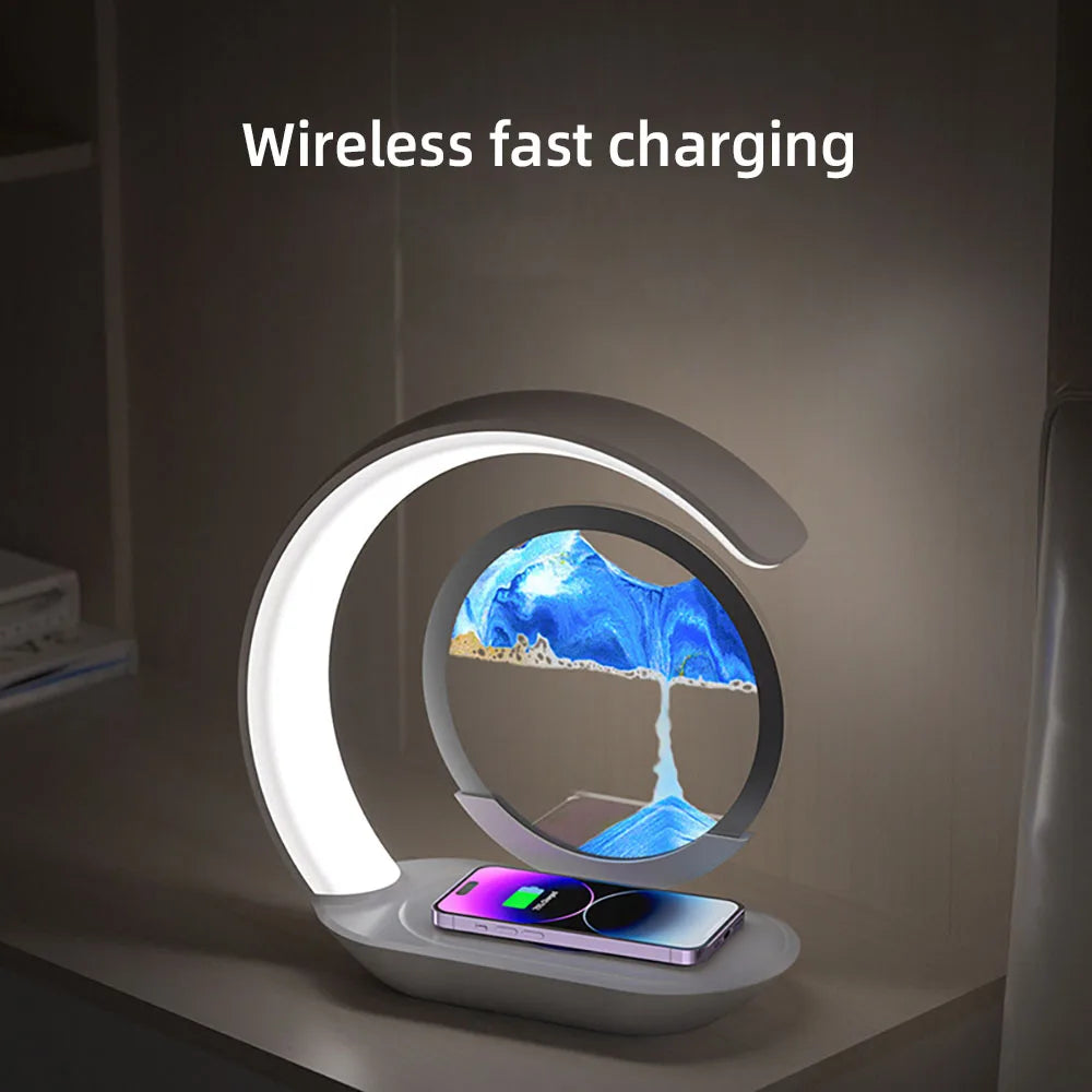 Quicksand Table Lamp - Wireless Charging