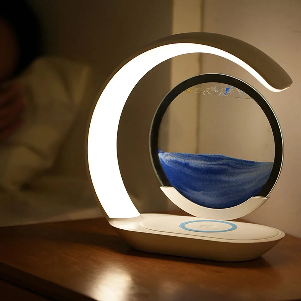 Quicksand Table Lamp - Wireless Charging